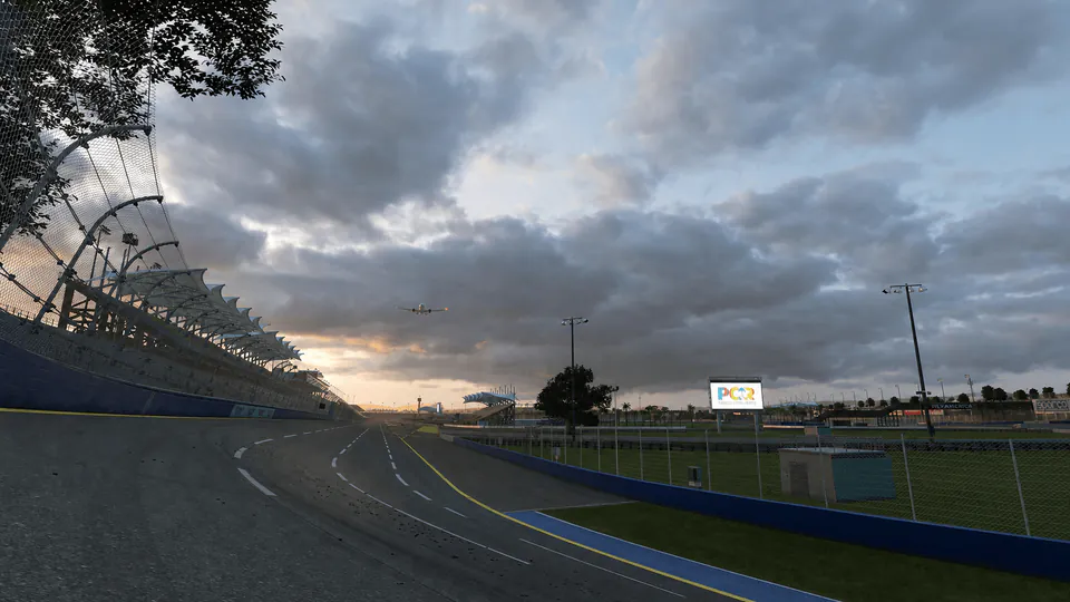 Track view of Blue Moon Bay Speedway – Infield A Reverse