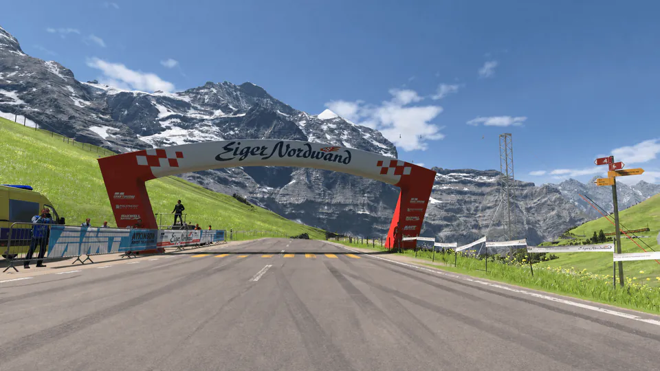 Track view of Eiger Nordwand
