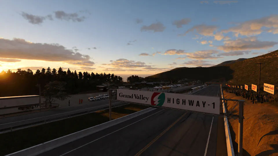 Track view of Grand Valley – Highway 1