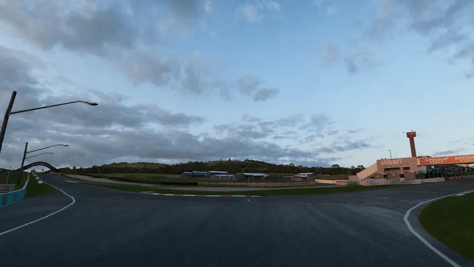 Track view of Mount Panorama Motor Racing Circuit